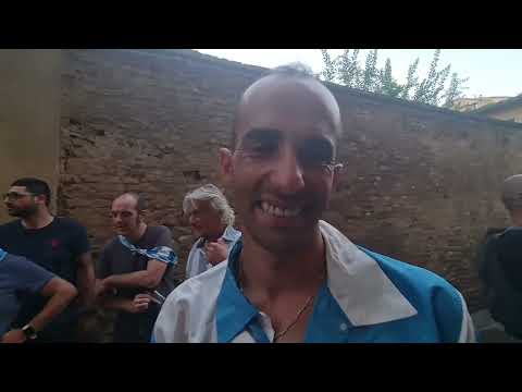 Palio 4 luglio 2024: Carlo Sanna dopo la vittoria nell'Onda