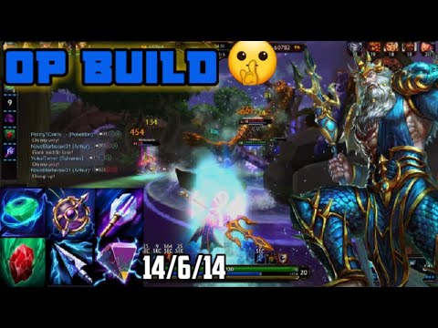 OP Build on Poseidon | SMITE Conquest (MID) Season 8