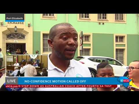 The DA's Mmusi Maimane speaks on the calling off of Trollip's no confidence vote