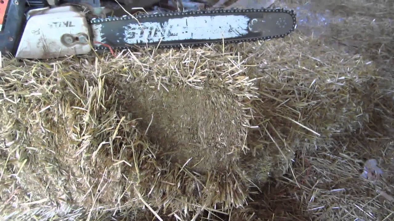 Carving & Cutting Straw Bales (Brian Dunne)