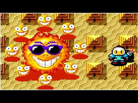 Bomber Man World - All Bosses (Arcade)