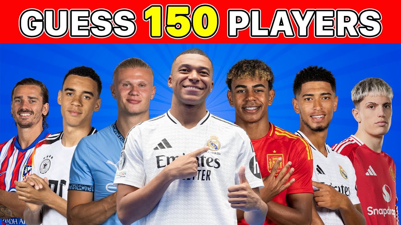 GUESS 150 FOOTBALL PLAYERS IN 3 SECONDS ⚽️ FOOTBALL QUIZ 2024