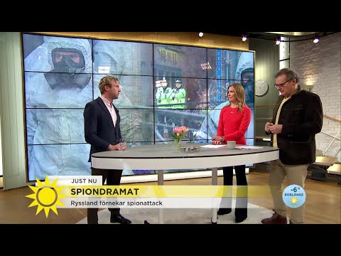 Spiondramat: Ryssland förnekar spionattack - Nyhetsmorgon (TV4)