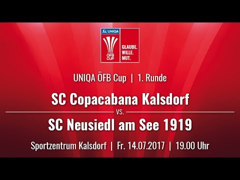 14.07.2017 / 19:00 Uhr SC Copacabana Kalsdorf (KAL) vs. SC Neusiedl am See 1919 (NEU) | Livestream