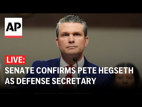 LIVE: Senate resumes consideration of Pete Hegseth's nomination for defense secretary