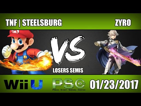 TNF Steelsburg (Mario) vs Zyro (Corrin) - Wii U Losers Semis - S4M