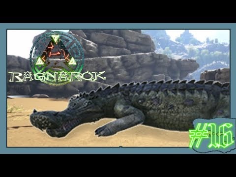 ARK: RAGNAROK #16 - Domando o Crocodilo Gigante [Sarco] (1080p)