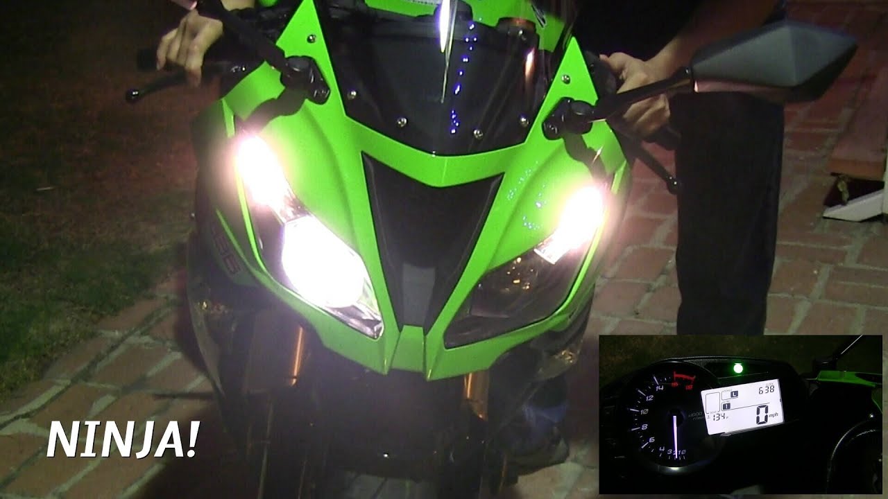 2013 Kawasaki NINJA ZX6R 636 Super Sportbike "The First Engine Start-Up & Revving"