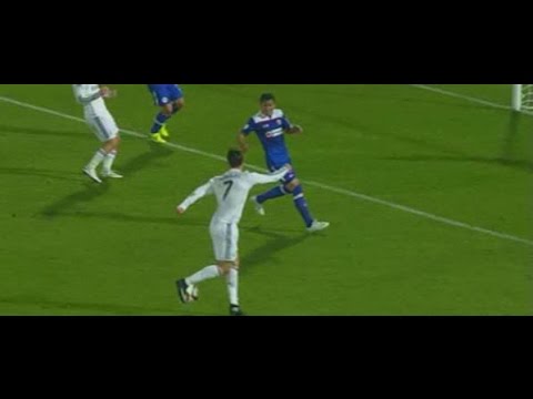 Cristiano Ronaldo inCRedible Rabona vs Cruz Azul 2014 HD