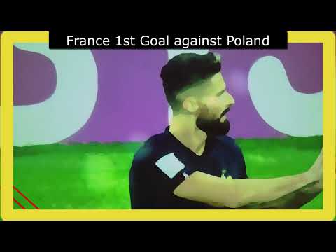 Giroud of France scores against Poland (Qatar 2022)