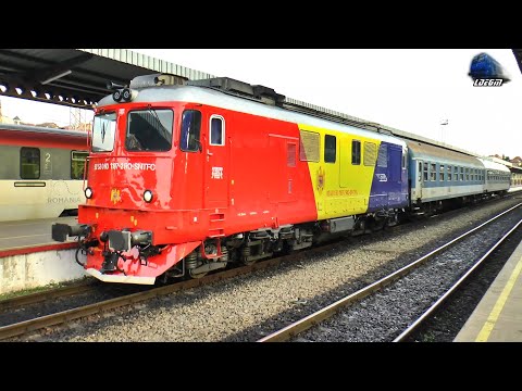 060-DA Tricolor 60-1197-2 & Trenul R364 Oradea-Puspokladany în Gara Oradea - 27 Februarie 2024