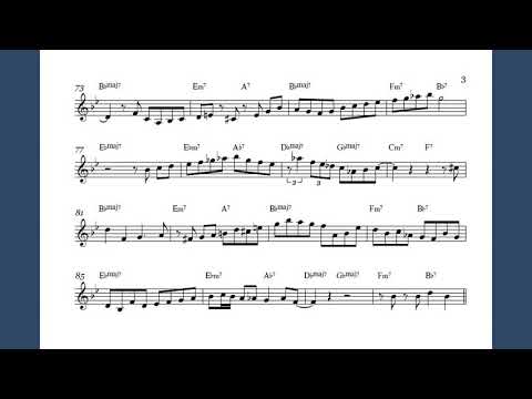 I Remember You | Tom Harrell Transcription (Melody + Solo)