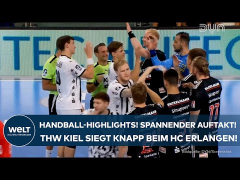 Video Thumbnail: HANDBALL: THW Kiel gelingt erfolgreicher Saisonstart - Sieg beim HC Erlangen | Highlights #hbl