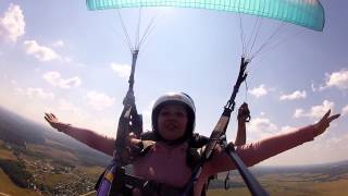 preview picture of video 'My first paragliding. 2014'