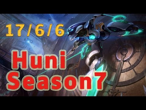 SKT T1 Huni Camille TOP vs Kayle Patch 7.5