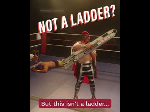 Hit him the ladder! 😀