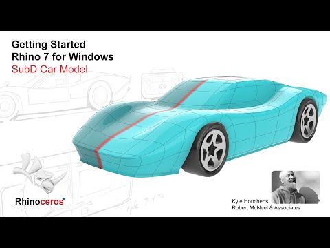 Getting Stated Rhino 7 for windows - How to lay out a car in SubD