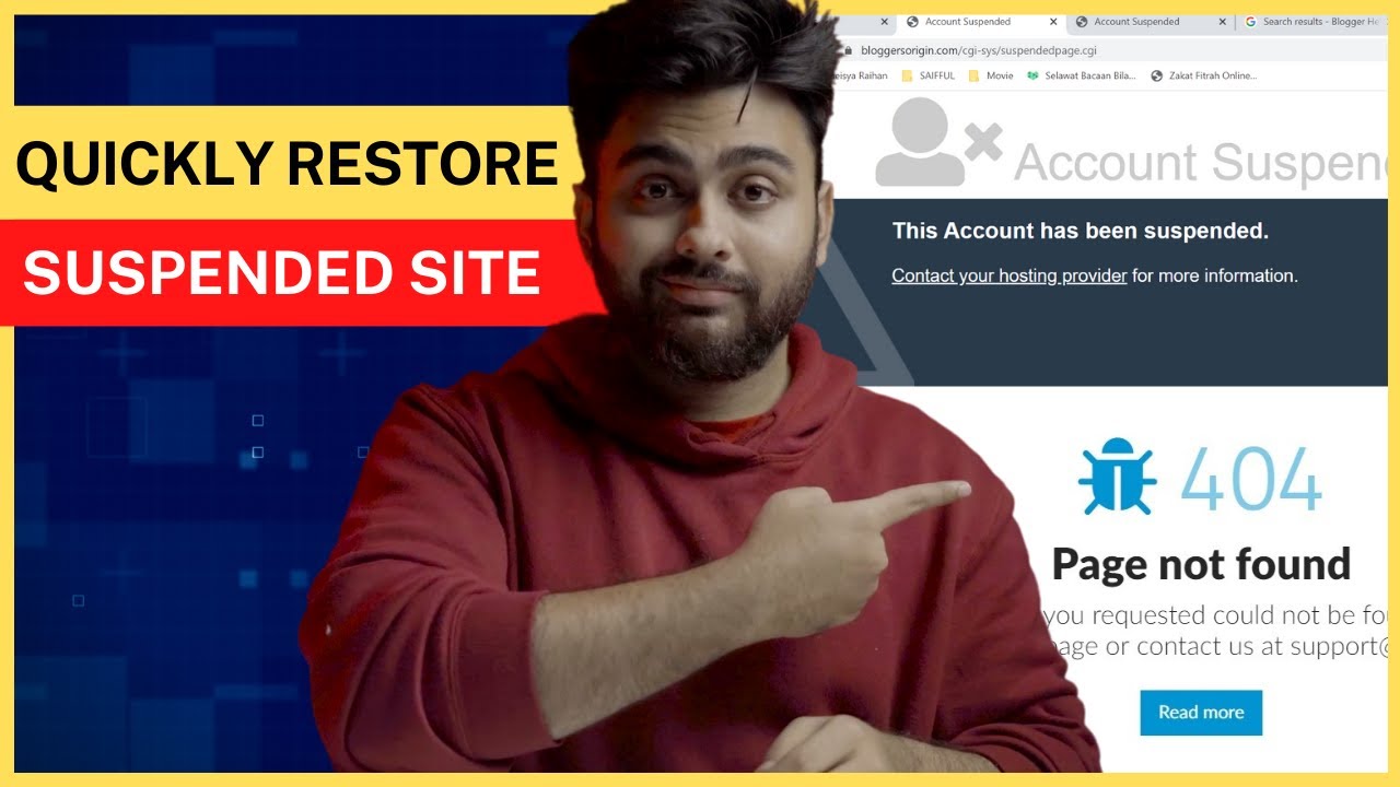 How to Fix Webhost Suspended Website (2022)