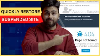 How to fix suspended website & web host (2022)