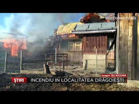 INCENDIU IN LOCALITATEA DRAGOIESTI