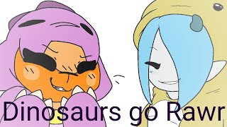 [DINOSAURS go RaWr MEME] (a flipaclip animation) //Collab with iiBurachi//