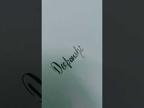 Deepanshi 🌸#calligraphy#deepanshi#comment your name
