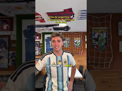 😂Cita de argentino 🇦🇷 con española 🇪🇸 después de la final!!@Nahu_Loren @nayrap_ #humor