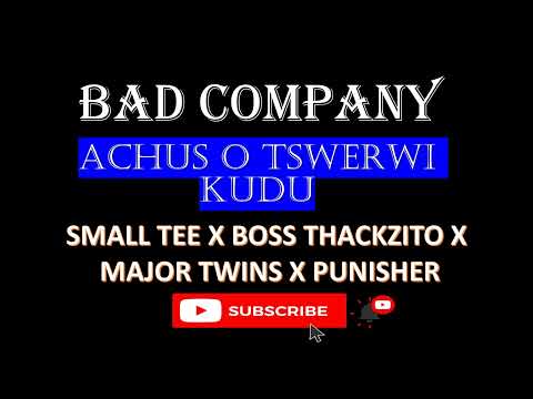 SMALL TEE X BOSS THACKZITO X MAJOR TWINS X PUNISHER - ACHUS O TSWERI KUDU