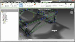 Autodesk Inventor 2012 - analiza konstrukcji ramowych