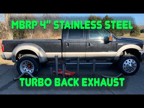 Ford 7.3 MBRP 4" Stainless Steel Turbo Back Exhaust