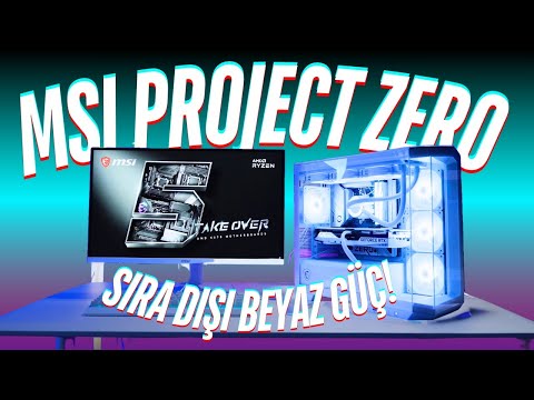MSI B650M PROJECT ZERO 7600mhz(OC) RGB M.2 WiFi AM5 DDR5 mATX Anakart - Ürün Videosu