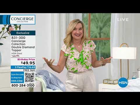 HSN | Concierge Collection Bedding Celebration 07.18.2023 - 03 PM