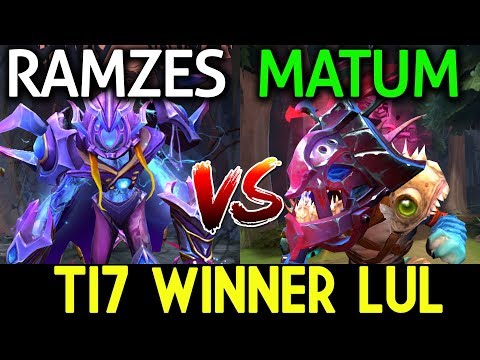 Ramzes [Arc Warden] VS Matumbaman [Slark] Dota 2 - Ti7 Winner LUL