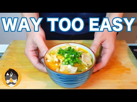 【Nostalgic Recipes】Japanese Dumpling Pork Miso Soup