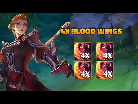 SILVANNA 4X BLOOD WINGS | 99.9% THE ENEMY IS DEAD | SILVANNA BEST BUILD 2023 | MLBB ~ Max Andrew