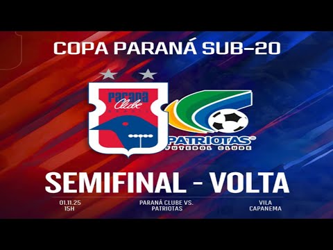 Paraná Clube U20 1-1 Patriotas U20 | Paraná Cup U20 2025 - Semi-Final