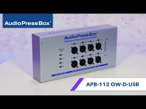 Активный аудио-сплиттер (пресс-бокс) AudioPressBox APB-112 OW-D-USB