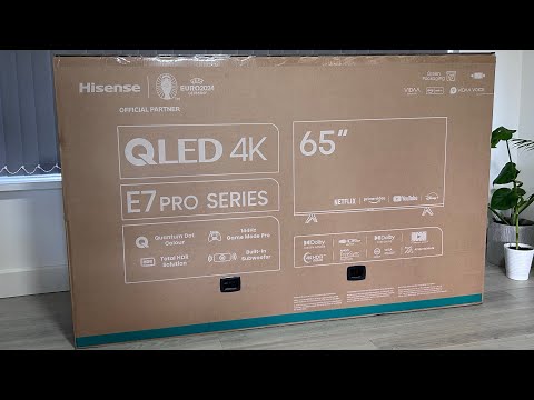 Unboxing Hisense 65E7KQTUK PRO 65 Inch 4K UHD QLED Smart TV | JMG VLOGS