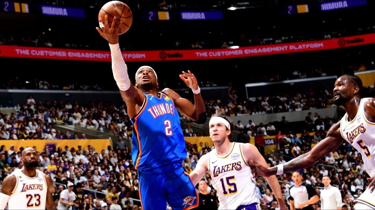 Thunder Run Whoever Offense on Reaves Go Up 3-0 vs Lakers!