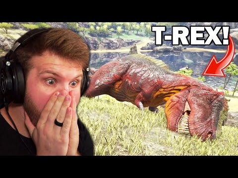 TAMING MY FIRST T-REX! | Ark: Survival Evolved [Ep.9]
