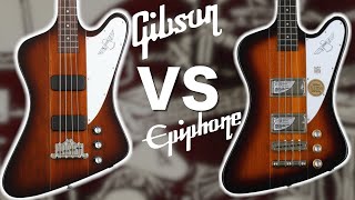 Video thumbnail for Gibson Thunderbird vs. Epiphone Thunderbird with Jayme Lewis by The Bass Channel