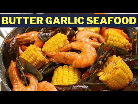 HOW TO COOK BUTTERED GARLIC SEAFOOD | MUST TRY RECIPE