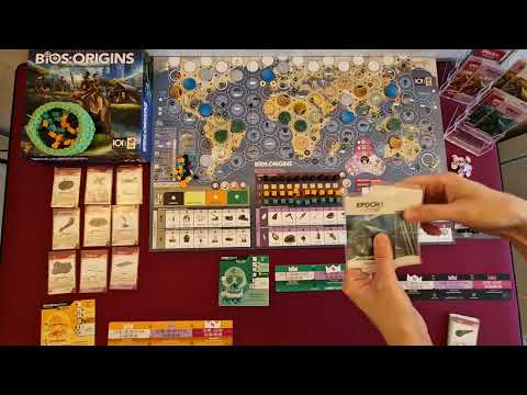 Bios: Origins társasjáték szabálymagyarázó 1. Tabló akciói, terjeszkedés, háború, város építés - vrnk