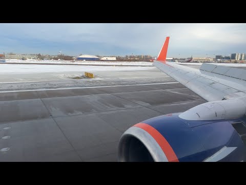 Rossiya Airlines • Boeing 737-800 • RA-73208 • Beautiful Winter Landing in Saint Petersburg
