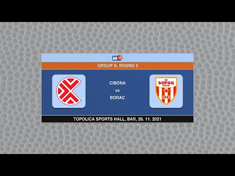 U19 ABA League Ch. 2021/22, Round 5 match: Cibona - Borac (28.11.2021)