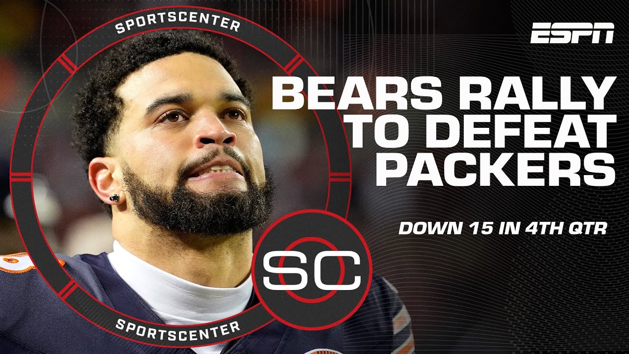 Reacting to the Bears’ 4th-quarter comeback to beat the Packers | SportsCenter