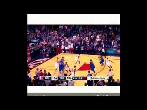 Dallas Mavericks Monta Ellis hits the game winner against Portland Trailblazers.