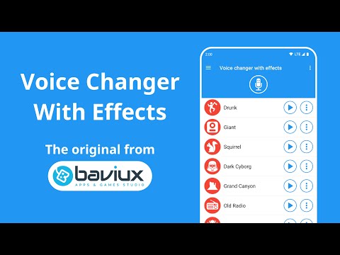 Voice changer with effects Video