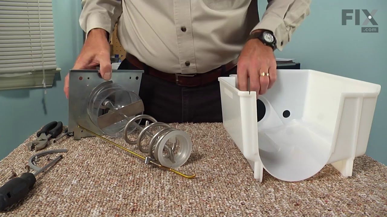 Replacing your General Electric Refrigerator Ice Bucket Auger