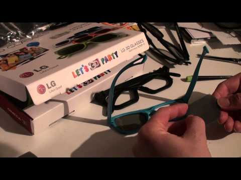 LG Cinema 3D DIYS dual gaming glasses and demo
